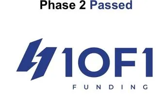 1OF1 Funding: Phase 2 passed — the email says the funded-account credentials will be sent shortly.